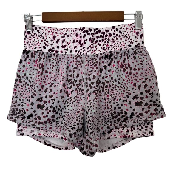 Fabletics Olesia Shorts Womens Small Stretch 2 in 1 Compression Gym Athletic - Picture 1 of 5